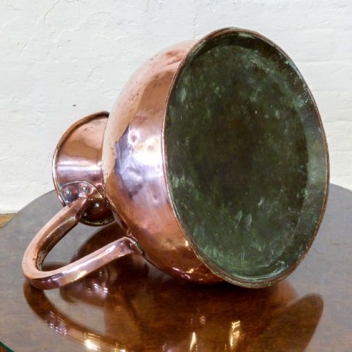 VICTORIAN 4 GALLON COPPER HARVEST FLAGON - ADDITIONAL PHOTO 6