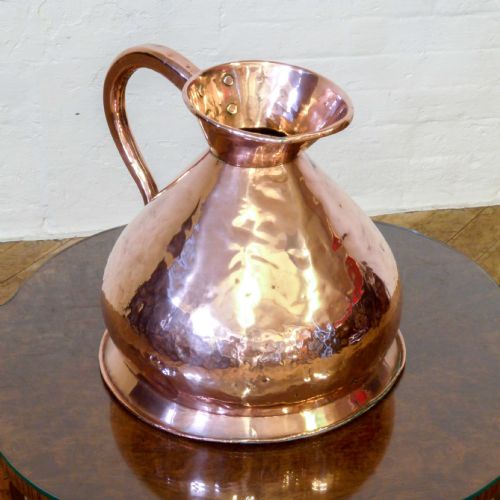 VICTORIAN 4 GALLON COPPER HARVEST FLAGON - ADDITIONAL PHOTO 7