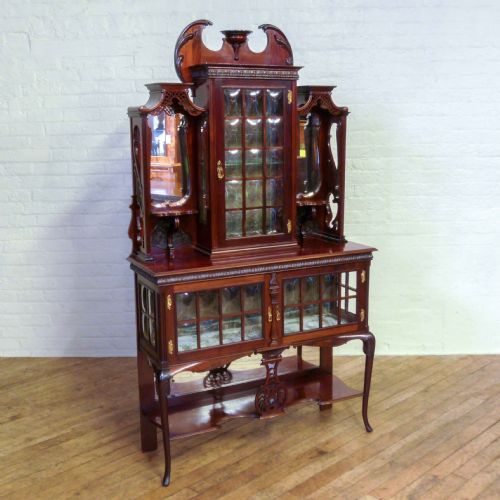 victorian mahogany cabinet - CATEGORY: ANTIQUE CABINETS - DATED VICTORIAN