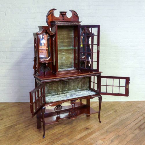 VICTORIAN MAHOGANY CABINET - ADDITIONAL PHOTO 1
