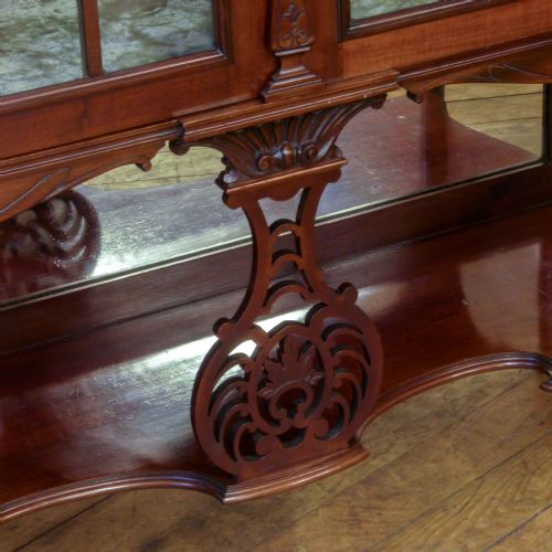 VICTORIAN MAHOGANY CABINET - ADDITIONAL PHOTO 5