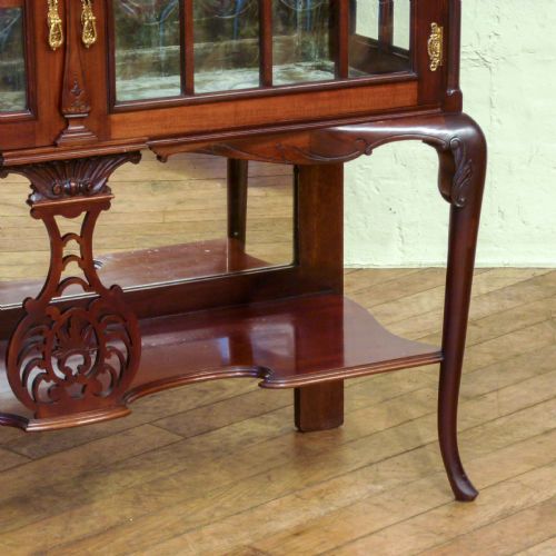 VICTORIAN MAHOGANY CABINET - ADDITIONAL PHOTO 7
