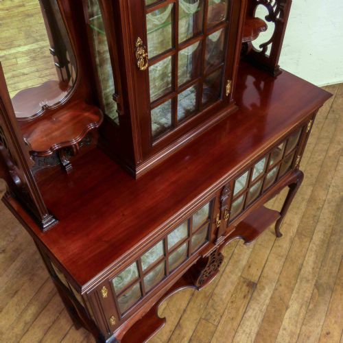 VICTORIAN MAHOGANY CABINET - ADDITIONAL PHOTO 10