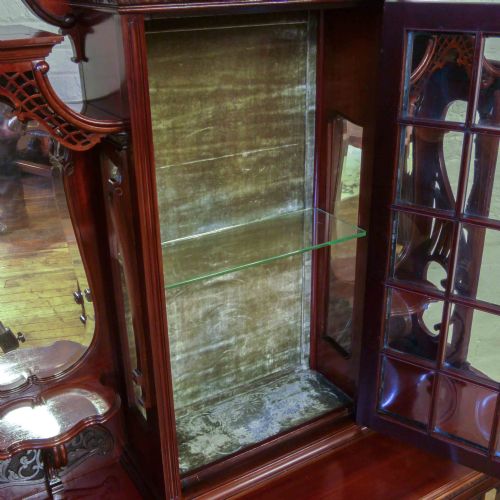 VICTORIAN MAHOGANY CABINET - ADDITIONAL PHOTO 12