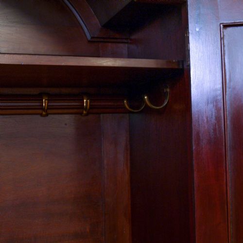 EDWARDIAN MAHOGANY HALLROBE - ADDITIONAL PHOTO 5