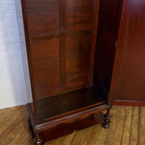 EDWARDIAN MAHOGANY HALLROBE - ADDITIONAL PHOTO 6