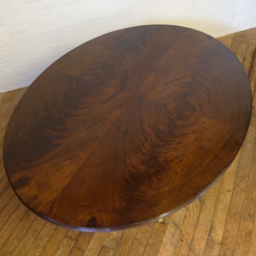 LARGE MAHOGANY REGENCY REVIVAL TABLE - ADDITIONAL PHOTO 3