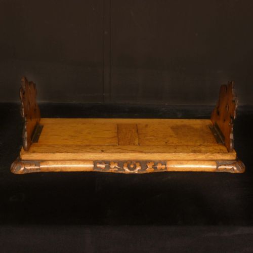 VICTORIAN OAK BOOK RACK - ADDITIONAL PHOTO 7