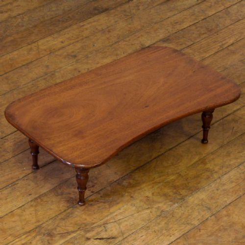 VICTORIAN MAHOGANY BEDCHAIR TABLE - ADDITIONAL PHOTO 6