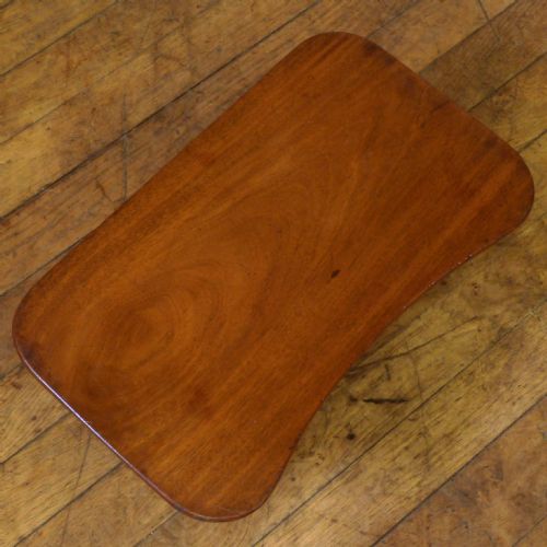 VICTORIAN MAHOGANY BEDCHAIR TABLE - ADDITIONAL PHOTO 7