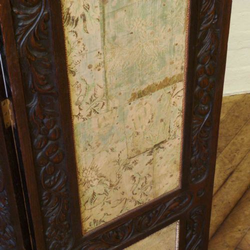 VICTORIAN OAK DRAUGHT SCREEN - ADDITIONAL PHOTO 3
