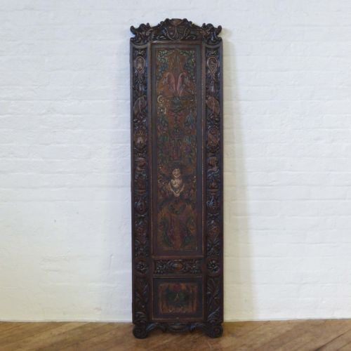 VICTORIAN OAK DRAUGHT SCREEN - ADDITIONAL PHOTO 4