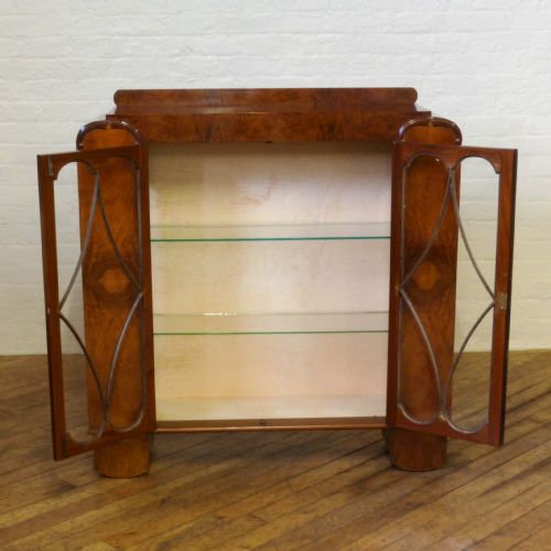 ART DECO WALNUT CABINET - ADDITIONAL PHOTO 2