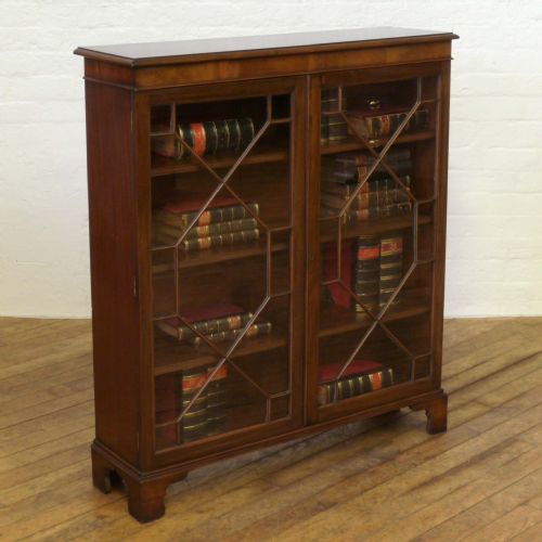 edwardian mahogany bookcase - CATEGORY: ANTIQUE BOOKCASES - DATED EDWARDIAN