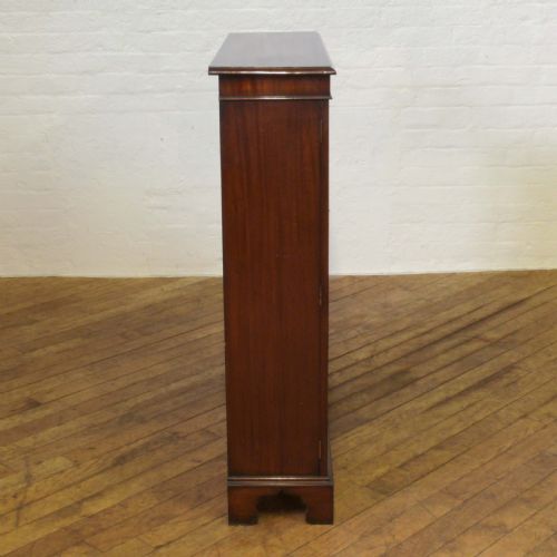 EDWARDIAN MAHOGANY BOOKCASE - ADDITIONAL PHOTO 6