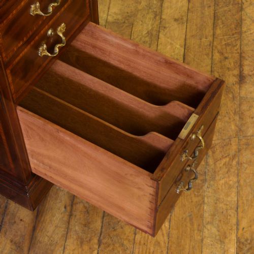 VICTORIAN MAHOGANY ROLL TOP DESK - ADDITIONAL PHOTO 2