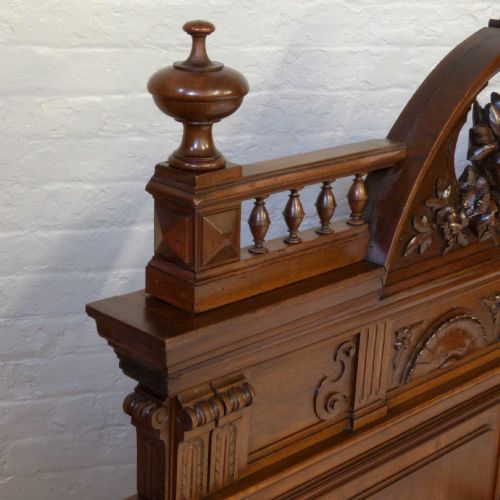 19TH CENTURY WALNUT FRENCH BED - ADDITIONAL PHOTO 5