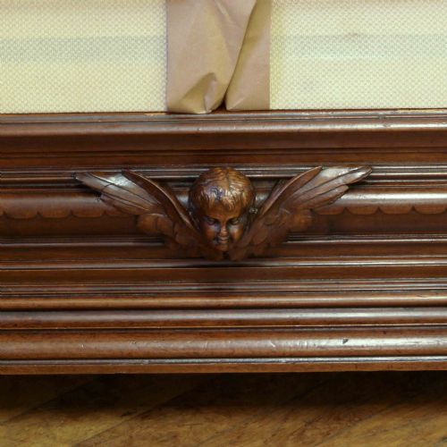 19TH CENTURY WALNUT FRENCH BED - ADDITIONAL PHOTO 8