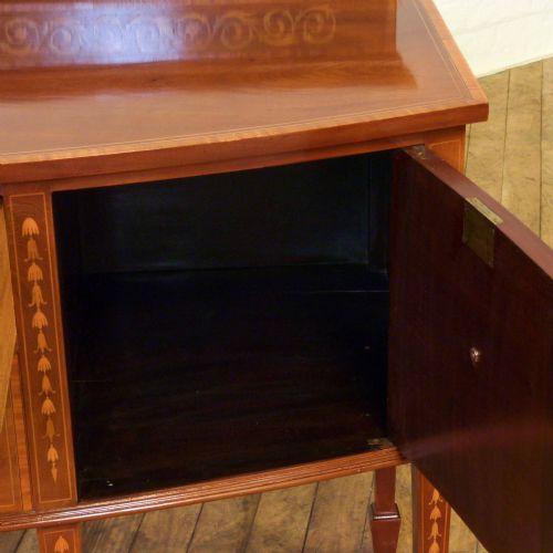 EDWARDIAN INLAID MAHOGANY SIDEBOARD - ADDITIONAL PHOTO 2