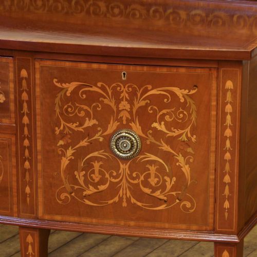 EDWARDIAN INLAID MAHOGANY SIDEBOARD - ADDITIONAL PHOTO 6