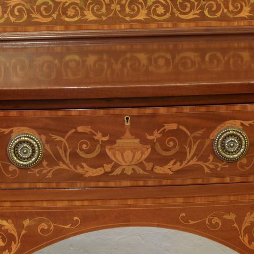 EDWARDIAN INLAID MAHOGANY SIDEBOARD - ADDITIONAL PHOTO 9