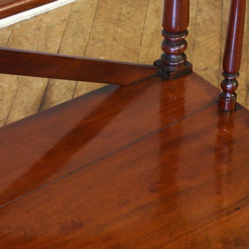 REGENCY MAHOGANY WHATNOT - ADDITIONAL PHOTO 9