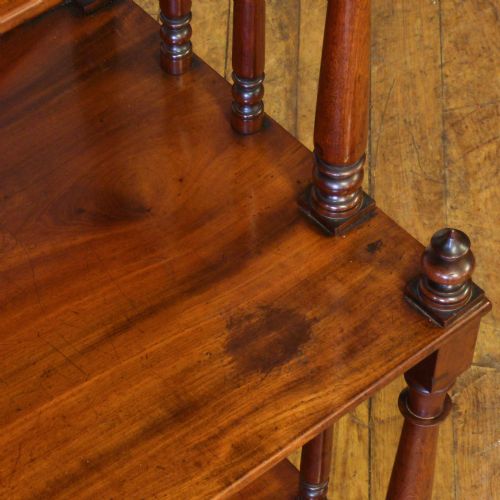 REGENCY MAHOGANY WHATNOT - ADDITIONAL PHOTO 10