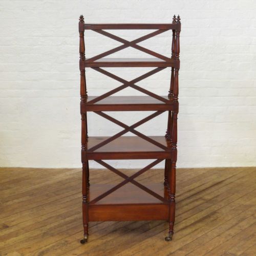 REGENCY MAHOGANY WHATNOT - ADDITIONAL PHOTO 12