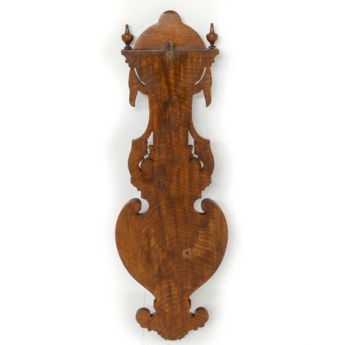 EDWARDIAN OAK ANEROID BAROMETER - ADDITIONAL PHOTO 12