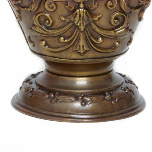 VICTORIAN BRASS COAL HELMET - ADDITIONAL PHOTO 11
