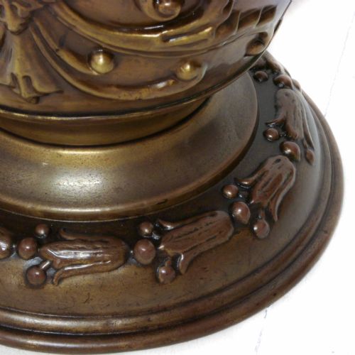 VICTORIAN BRASS COAL HELMET - ADDITIONAL PHOTO 12