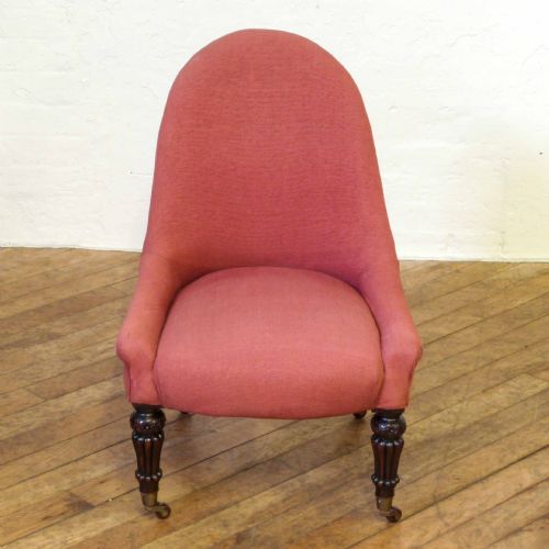 WILLIAM IV ROSEWOOD NURSING CHAIR - ADDITIONAL PHOTO 3