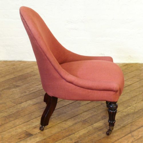 WILLIAM IV ROSEWOOD NURSING CHAIR - ADDITIONAL PHOTO 4