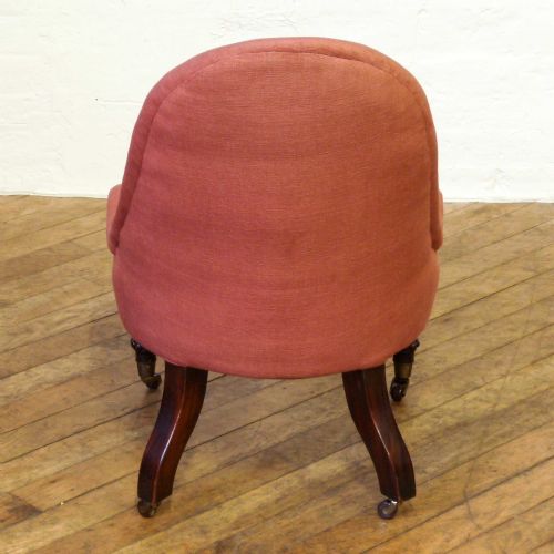 WILLIAM IV ROSEWOOD NURSING CHAIR - ADDITIONAL PHOTO 5