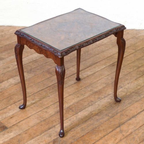 QUEEN ANNE STYLE WALNUT NEST OF TABLES - ADDITIONAL PHOTO 4