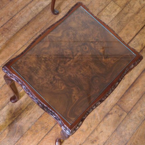 QUEEN ANNE STYLE WALNUT NEST OF TABLES - ADDITIONAL PHOTO 6