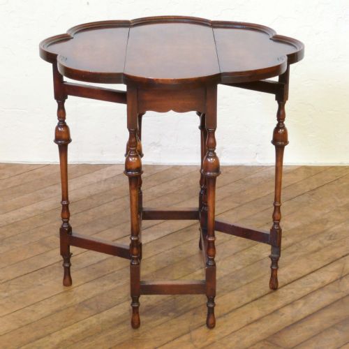 VICTORIAN WALNUT GATELEG TABLE - ADDITIONAL PHOTO 1