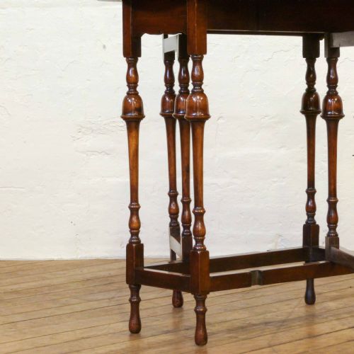 VICTORIAN WALNUT GATELEG TABLE - ADDITIONAL PHOTO 6
