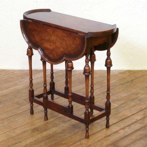 VICTORIAN WALNUT GATELEG TABLE - ADDITIONAL PHOTO 9