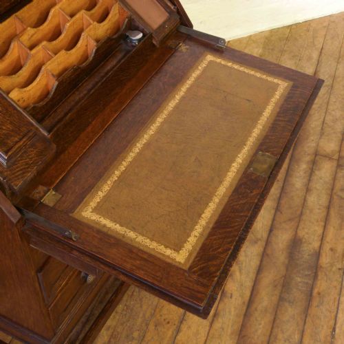 OAK WRITING BUREAU - ADDITIONAL PHOTO 3