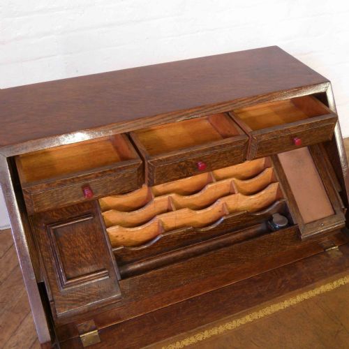 OAK WRITING BUREAU - ADDITIONAL PHOTO 5