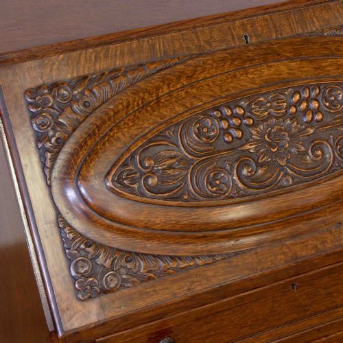 OAK WRITING BUREAU - ADDITIONAL PHOTO 8