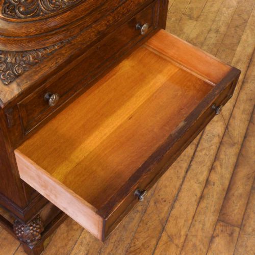 OAK WRITING BUREAU - ADDITIONAL PHOTO 10