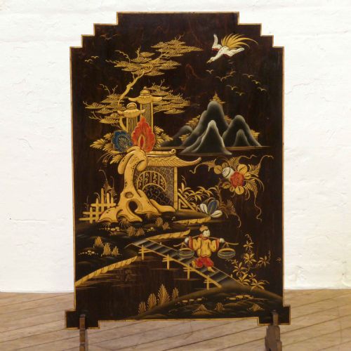 ART DECO CHINOISERIE SCREEN - ADDITIONAL PHOTO 2