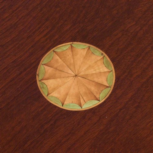 EDWARDIAN MAHOGANY INLAID OCCASIONAL TABLE - ADDITIONAL PHOTO 3
