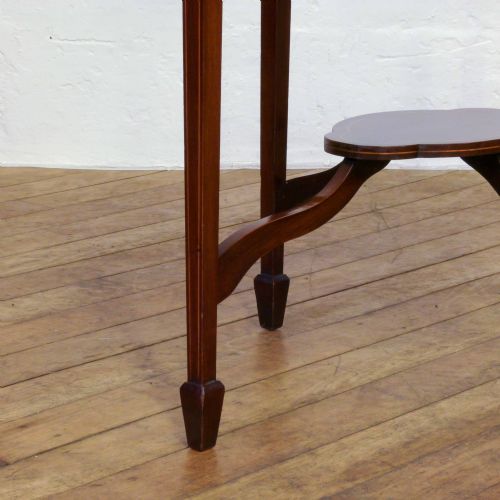EDWARDIAN MAHOGANY INLAID OCCASIONAL TABLE - ADDITIONAL PHOTO 7