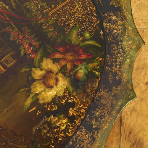 VICTORIAN PAPIER MACHE TRAY - ADDITIONAL PHOTO 1