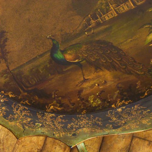 VICTORIAN PAPIER MACHE TRAY - ADDITIONAL PHOTO 2