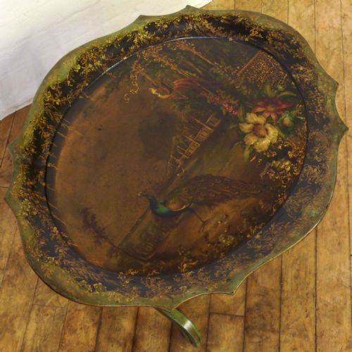 VICTORIAN PAPIER MACHE TRAY - ADDITIONAL PHOTO 4