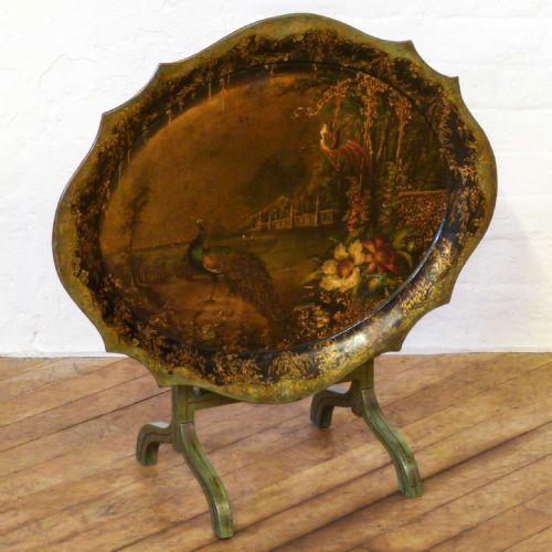 VICTORIAN PAPIER MACHE TRAY - ADDITIONAL PHOTO 7